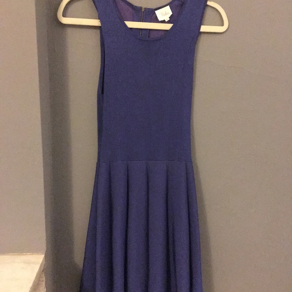Parker Blue Skater Dress (M) - Picture 6 of 8